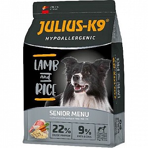 JULIUS K-9 HighPremium Hypoallergenic Senior&Light Lamb&Rice 12kg