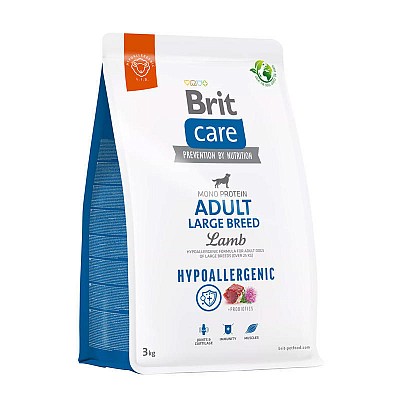 BRIT Care Dog Hypoallergenic Adult Large Breed Lamb  3kg