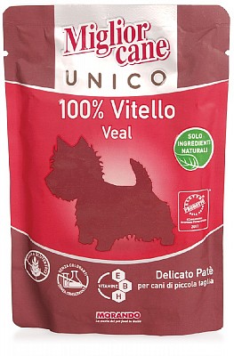 Miglior Cane Unico 100% Vitello 100g (telecí)