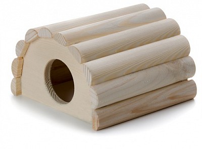 Dřevěný domeček IGLÚ 14×14×9cm