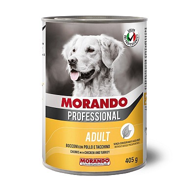 MORANDO Professional Dog Adult 405g kuře a krůtí