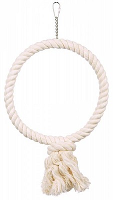 Závěsný bavlněný kruh s uzlem 25cm