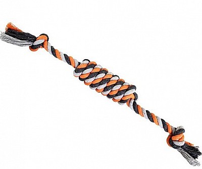 Válec bavlna 2 knoty 51cm/500g, šedá/oranž