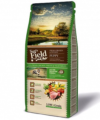 SAM´s FIELD Dog Puppy Chicken&Potato  2,5kg