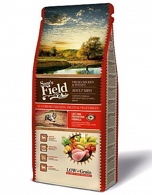 SAM´s FIELD Dog Adult Mini Chicken&Potato 8kg