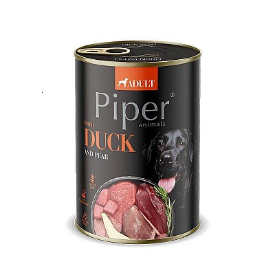 PIPER Dog Adult kachna s hruškou 400g