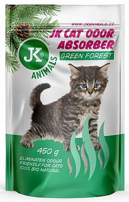 Cat Odor Absorber Green Forest 450g (vůně zelený les)
