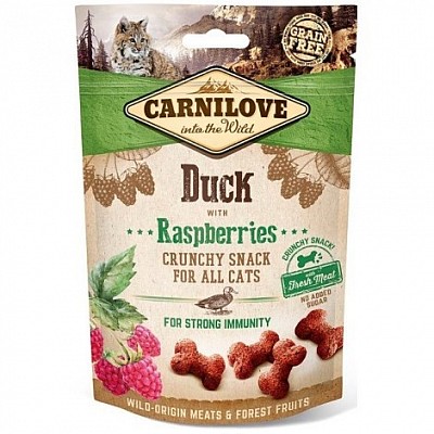 Carnilove Cat Soft Snack 50g Duck with Raspberries