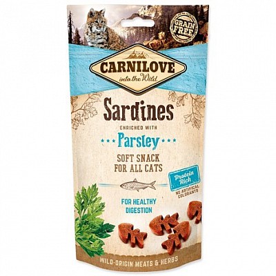 Carnilove Cat Soft Snack 50g Sardines with Parsley