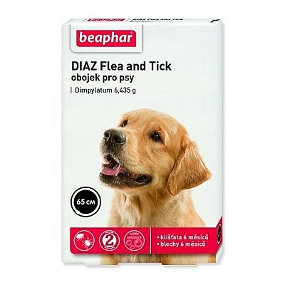 BEAPHAR Diaz Flea & Tick collar for Dogs 65cm