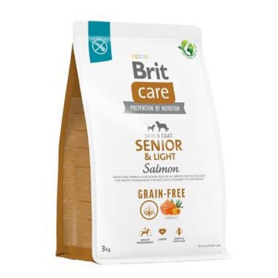 BRIT Care Dog Grain-free Senior&Light Salmon  3kg