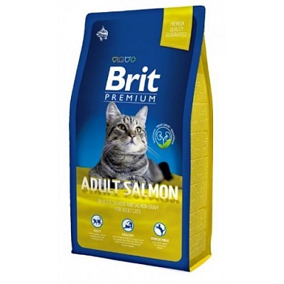 BRIT Premium Cat Adult Salmon 8kg