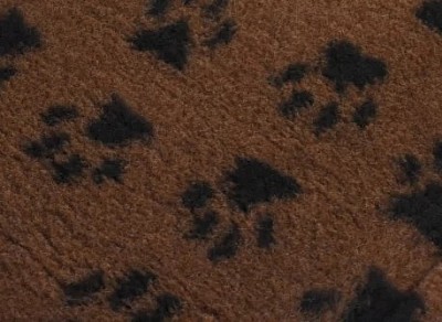 DRYBED Extra Premium 50x75cm, hnědý/čer.tlapky