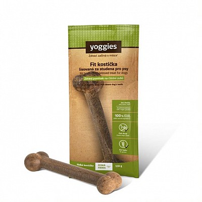 YOGGIES kostička FIT pro psy lisovaná za studena 118g