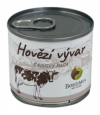 BOHEMIA 140ml Hovězí vývar s kousky masa