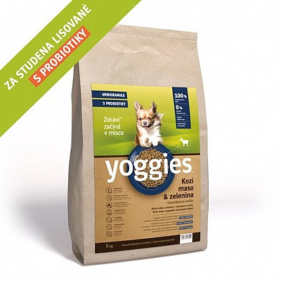 YOGGIES Minigranule kozí maso a zelenina  5kg hypoalergenní