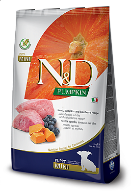 N&D Dog GrainFree Pumpkin Puppy Mini Lamb&Blueberry  2,5kg