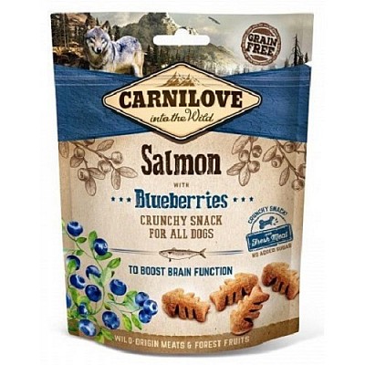 CARNILOVE Soft Snack for all Dog Salmon with Blueberries 200g