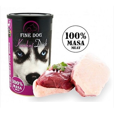 FINE Dog Adult 100% masa kachní 1200g