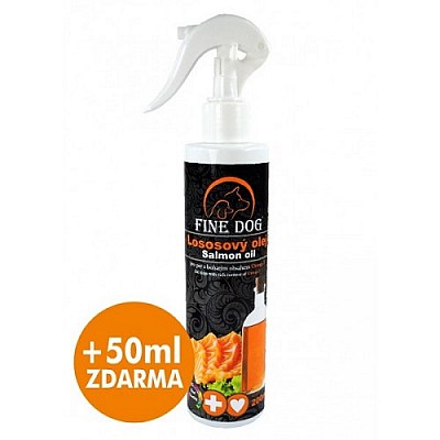 Lososový olej  200ml+50ml zdarma, Fine Dog