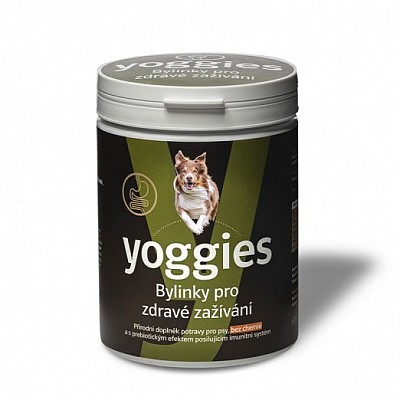 YOGGIES Bylinky pro psy pro zdravé zažívání a prebiotikum 600g