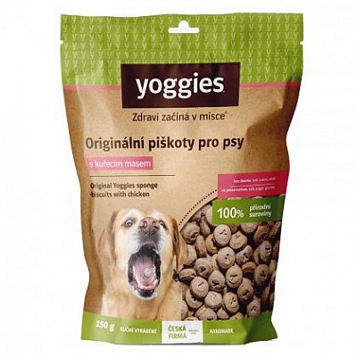 YOGGIES originální piškoty s kuřecím masem 150g