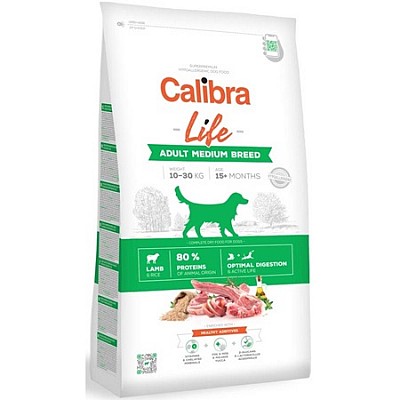 CALIBRA Dog Life Adult Medium Breed Lamb 12kg