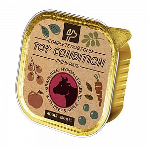 TOP CONDITION GrainFree Dog Beef&Apple 150g