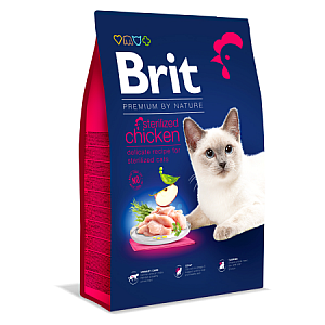 BRIT Premium Cat Sterilised Chicken 8kg