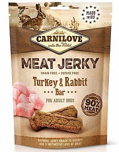 CARNILOVE Dog Jerky Snack Turkey with Rabbit Bar 100g
