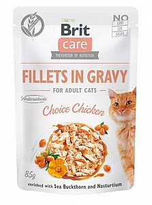 BRIT Care Cat Fillets Gravy Choice Chicken 85g