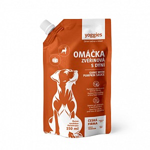 YOGGIES omáčka se zvěřinou a dýní 150ml