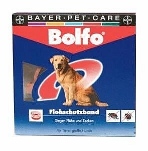 BOLFO antiparazitní obojek 70cm pro psy