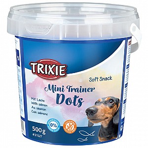 Soft Snack Mini Trainer Dots 500g,  mini válečky s lososem