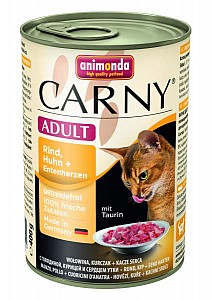 Carny Adult hovězí&kuře&kachní srdce 400g