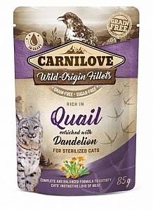 Carnilove Cat Pouch 85g Quail&Dandelion