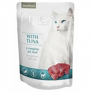 PIPER Cat Sterilised 100g with Tuna