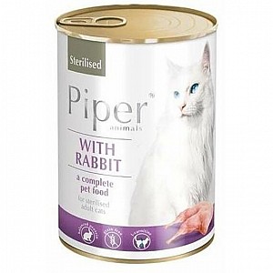PIPER Cat Sterilised 400g with Rabbit