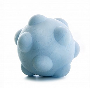 Míček molekula light 6cm, termoplast/EVA pěna, modrý