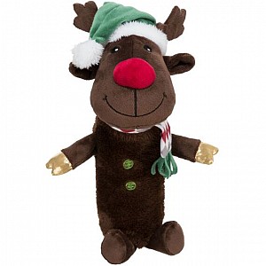 Xmas REINDEER 45cm, plyšový sob pet lahví uvnitř