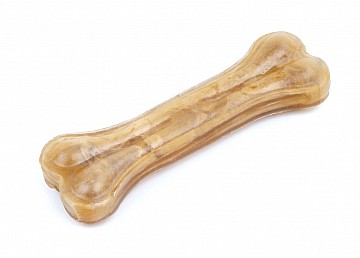 Kost z bůvolí kůže přírodní 16cm