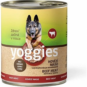 YOGGIES hovězí s ostropestřcem mariánským 800g