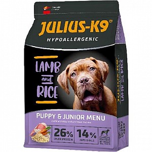 JULIUS K-9 HighPremium Hypoallergenic Puppy&Junior Lamb&Rice  3kg