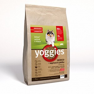 YOGGIES Minigranule Ibérico - vepřové maso s jablky  5kg