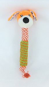Přetahovadlo pes oranžový 35cm