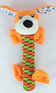 Přetahovadlo pes oranžový 26cm