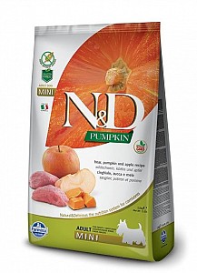 N&D Dog GrainFree Pumpkin Adult Mini Boar&Apple  2,5kg