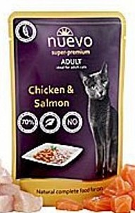 NUEVO Cat Super-Premium 85g Adult Chicken+Salmon