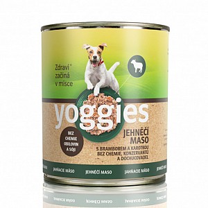 YOGGIES jehněčí s bramborem a karotkou 800g