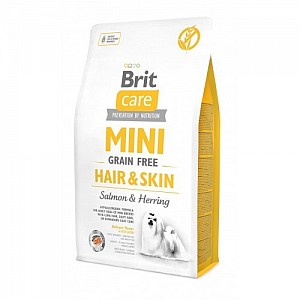 BRIT Care Dog Mini Grain-free Hair&Skin Salmon&Herring   400g